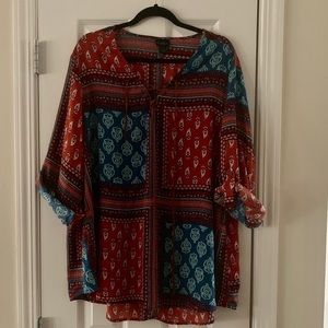 Rue 21 Bandana Print Top